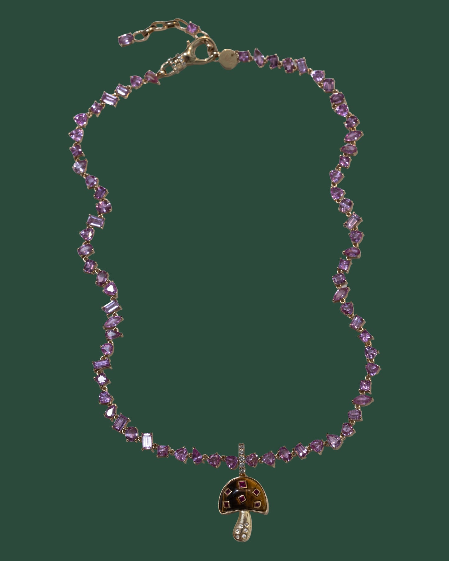 PINK SAPPHIRE NECKLACE