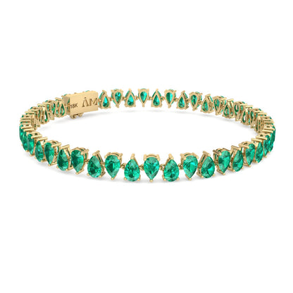 Heliconia Emerald Bracelet