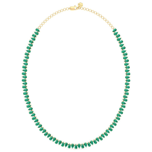 Heliconia Emerald Necklace