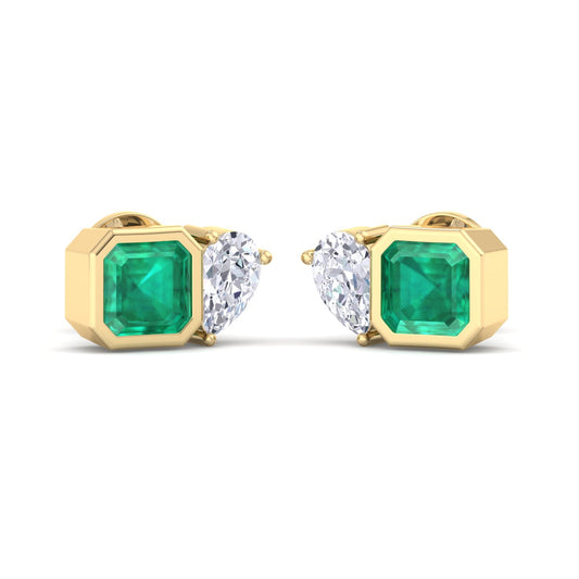 Maroa Two-tone Large Studs