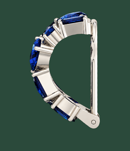 MULTI-SHAPE SAPPHIRE EAR CUFF