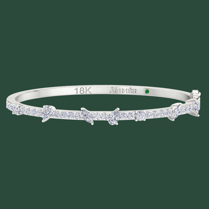 MULTI-SHAPE DIAMOND BANGLE