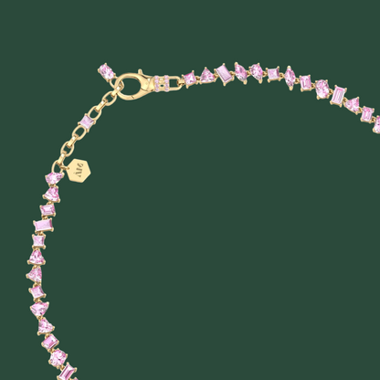 PINK SAPPHIRE NECKLACE
